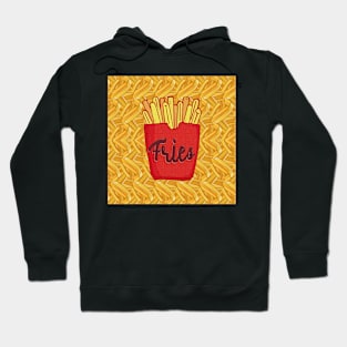 Funny fries in yellow and red for fries fan Hoodie